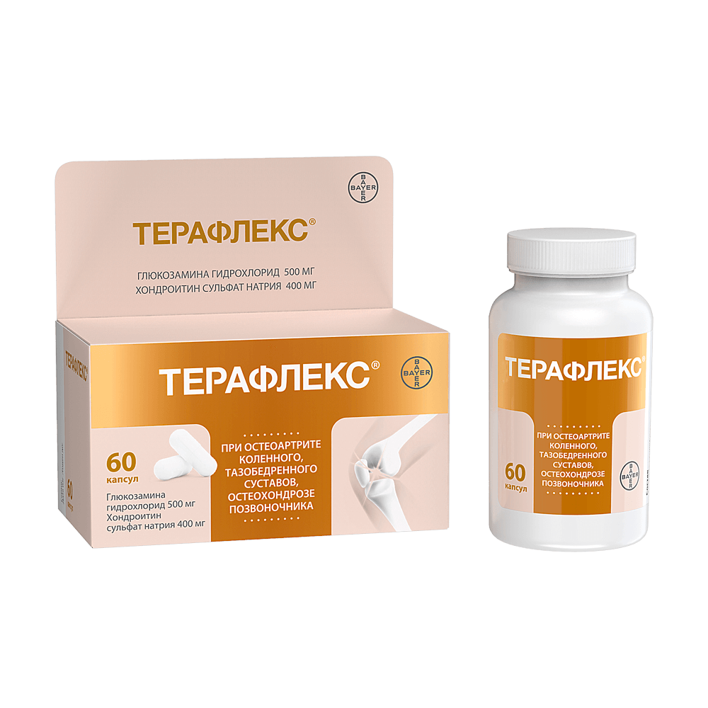 Терафлекс® Капсулы 500мг/400мг